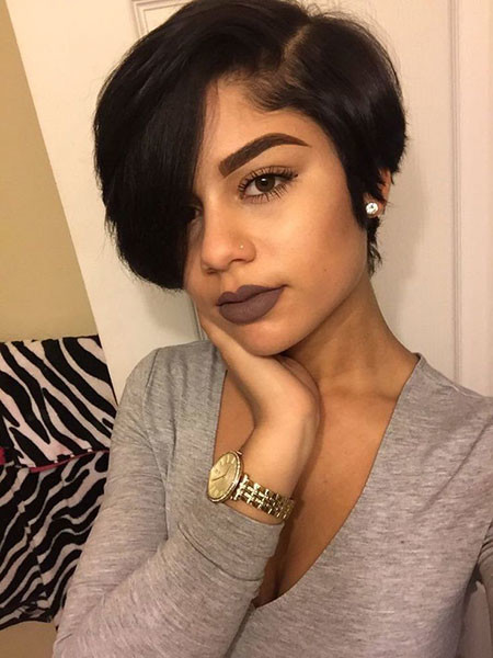 Cute Short Hairstyles On Black Woman