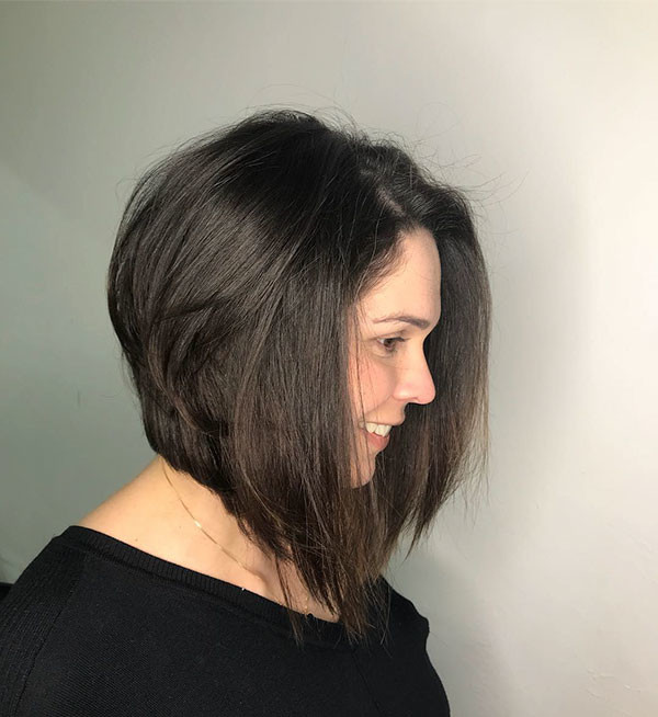 Dark Bob Hairstyle