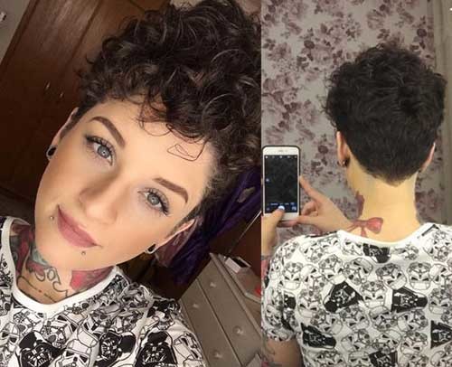 Dark Brown Pixie Views