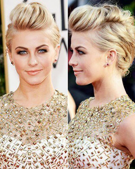 Faux Hawk Updo for Short Hair