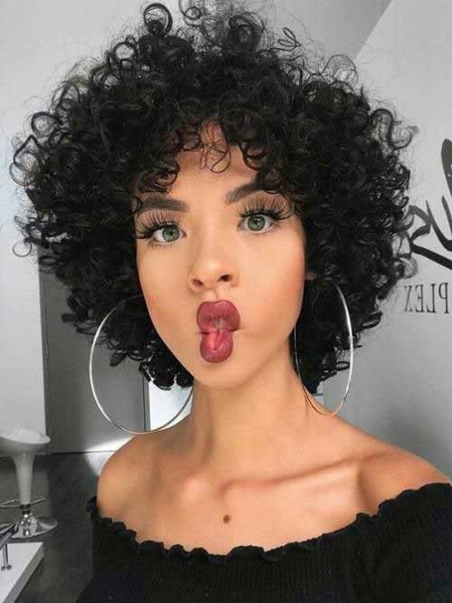 Kinky Curls Short Hair