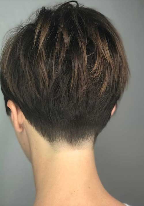 Layered Hair Back View