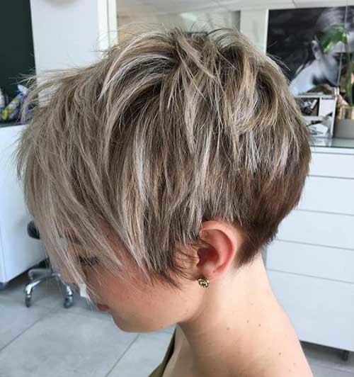Layered Long Pixie Style