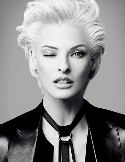 Linda Evangelista short haircut
