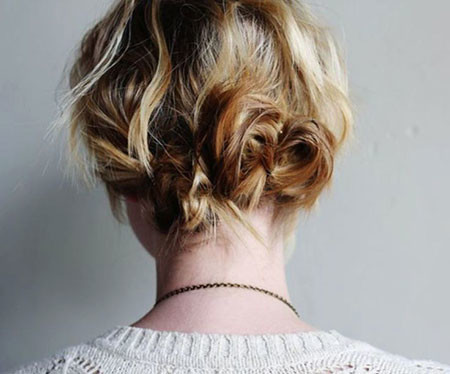 Messy Updo Hairstyle