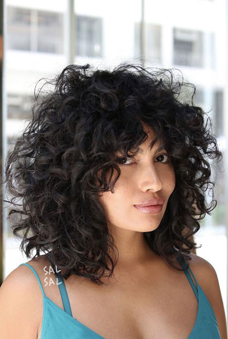 Naturally Curly Bangs