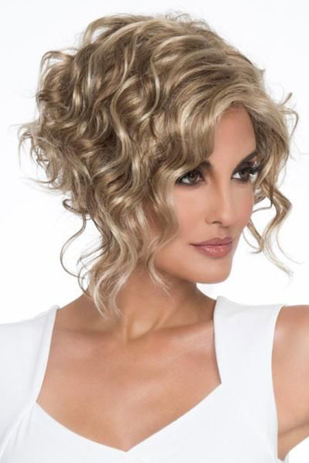 Short Blonde Curly Hair