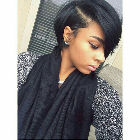 Short Bob Hair Black