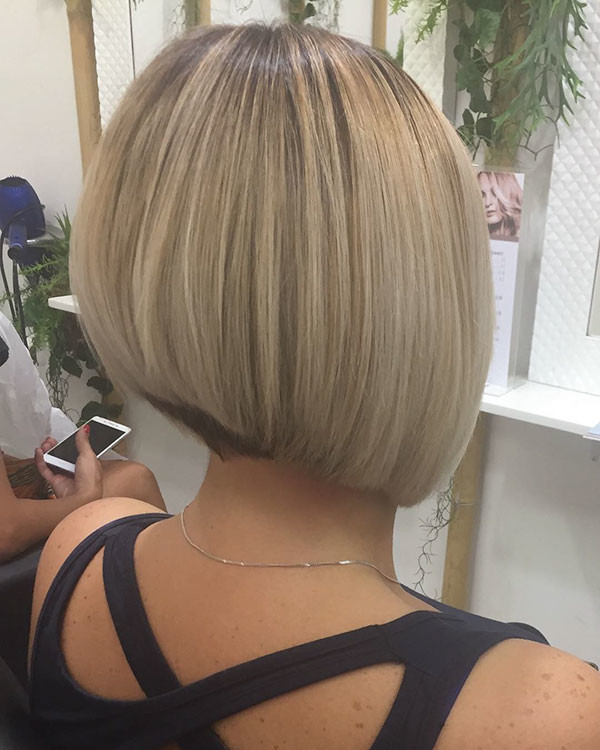 Short Bob Hairstyle Back View