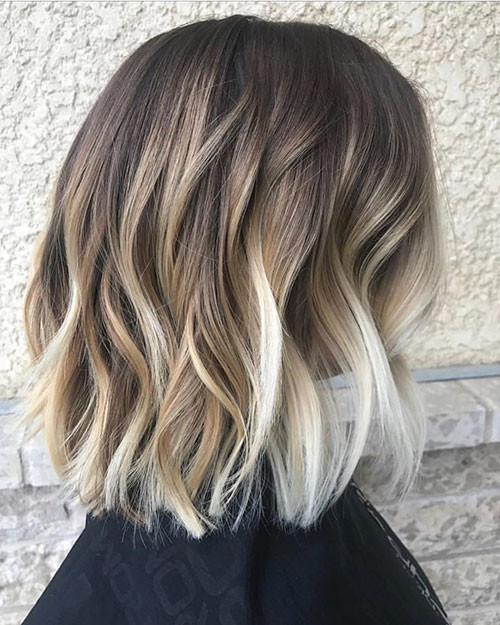 Short Caramel Ombre Hair