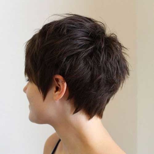 Short Choppy Layered Pixie