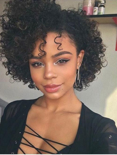 Short Curly Hair Girl