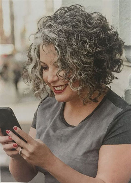 Short Curly Hair Older Women
