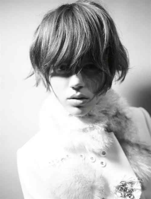 Short haircuts with bangs
