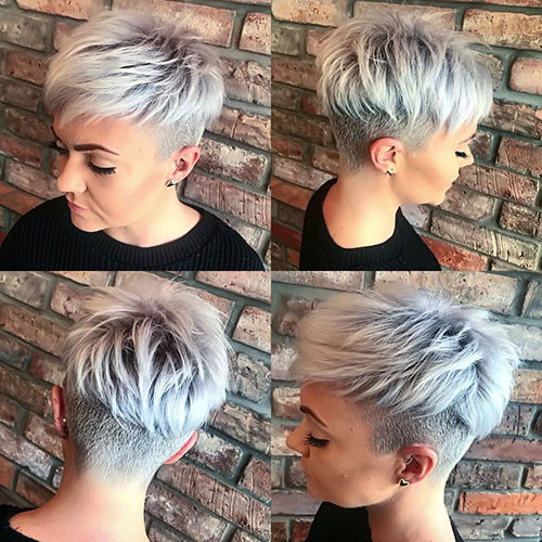 Straight Layered Pixie - Short Layered Haircuts