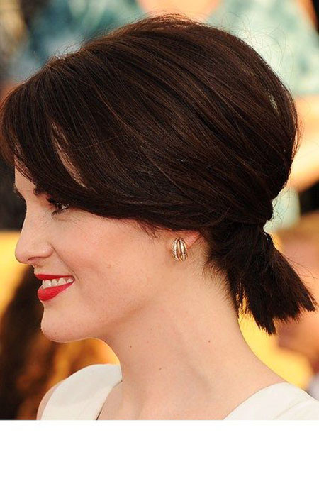 Stylish Ponytail with High Crown - Ponytail Hairstyles for Short Hair