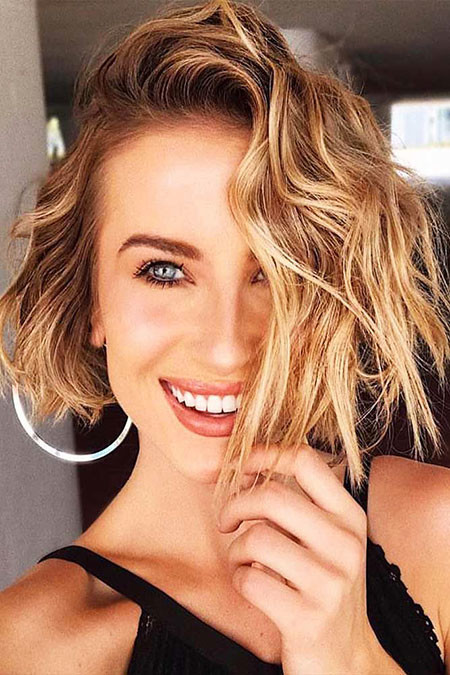 Wavy Haircut - Short Bob Haircuts