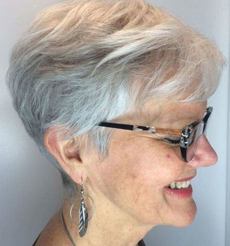 White Pixie Hair