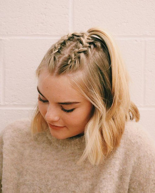 Best French Braid Short Hair Ideas