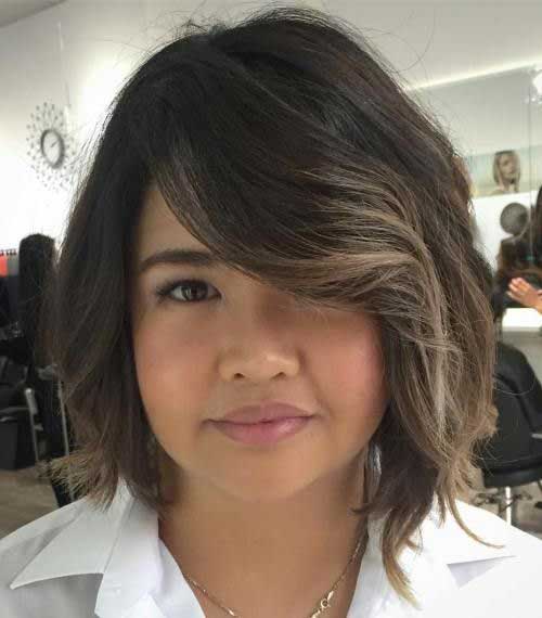 Best Pics of Layered Short Hair for Round Face