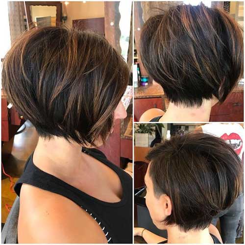 Charming Short Brunette Hairstyles